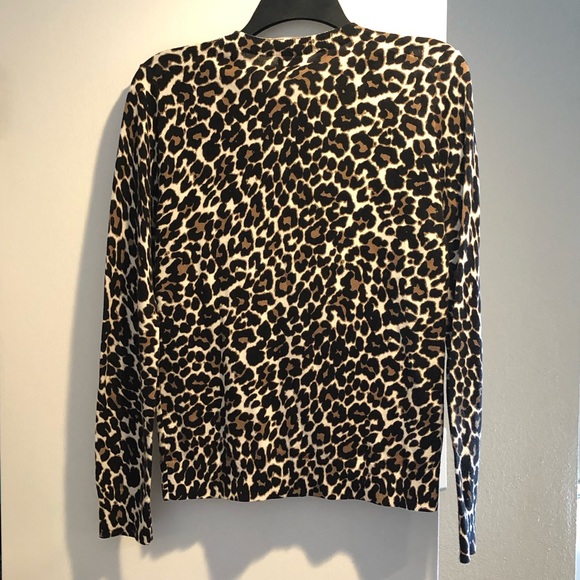 J. Crew Leopard Print Cardigan - Picture 4 of 4